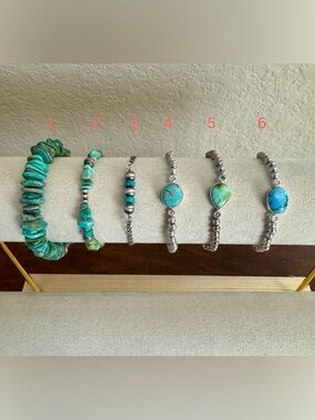 Turquoise and Sterling Silver Bracelets